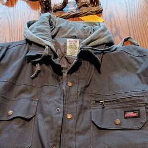 Dickies Men's Dark Gray Hooded Jacket